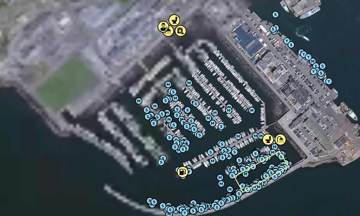 Satelite image of Brest-Marina du Château
