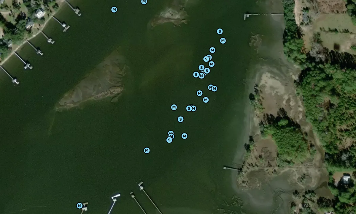 Satelite image of Brickyard Creek - 2