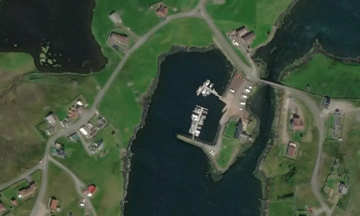 Satelite image of Bridge End Marina