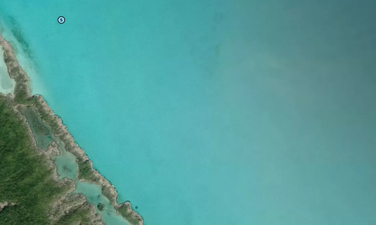 Satelite image of Brigantine Cay North