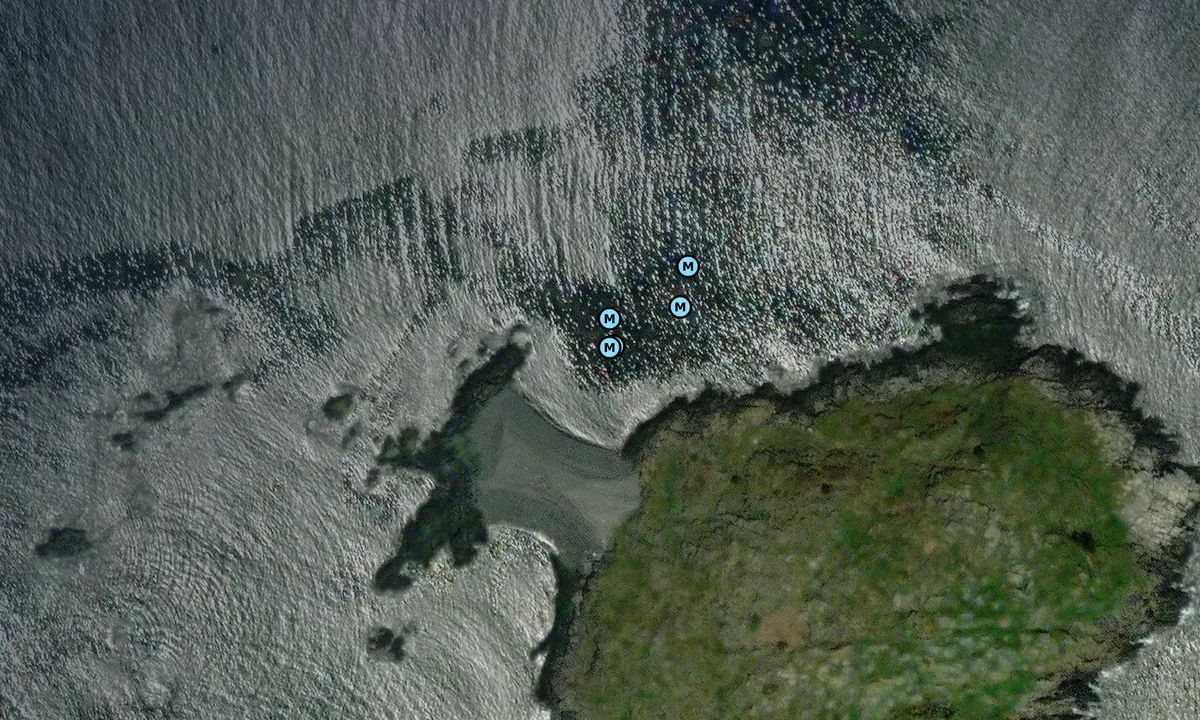 Satelite image of Brimstone Island