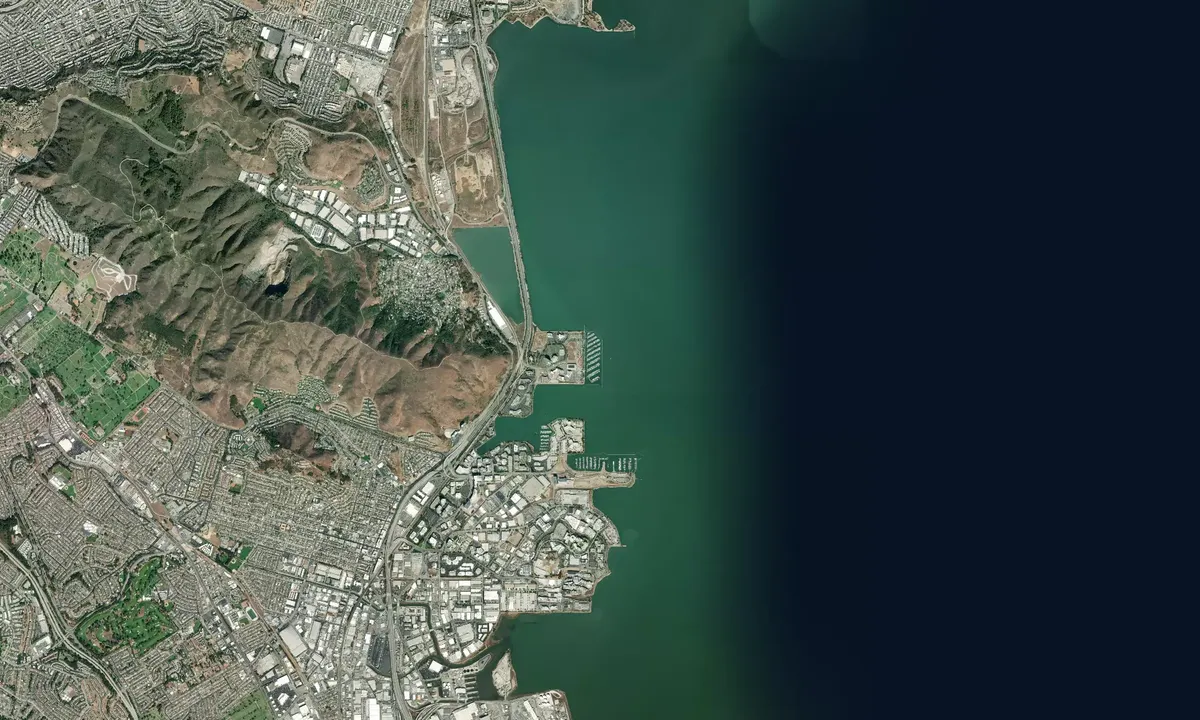 Flyfoto av Brisbane Marina - San Mateo