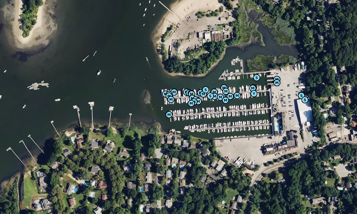 Satelite image of Britannia Yachting Center