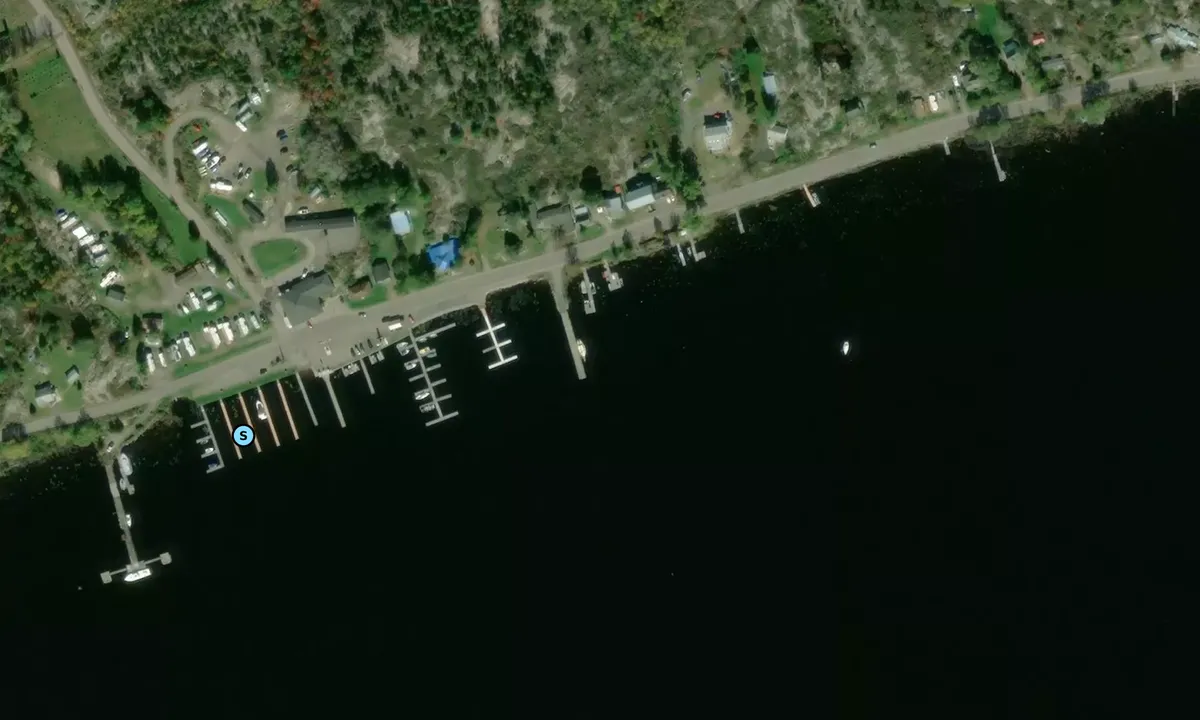 Satelite image of Britt City Dock - Day Dock