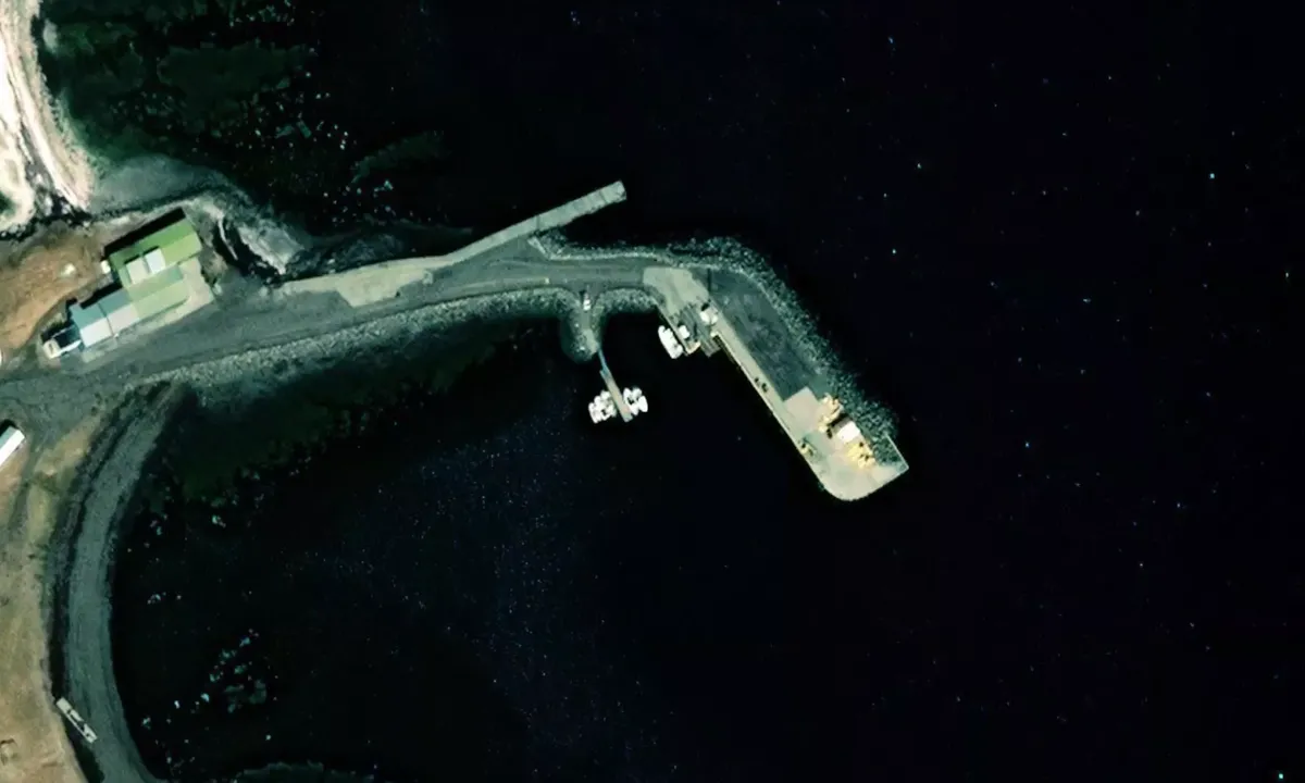 Satelite image of Brjánslækur