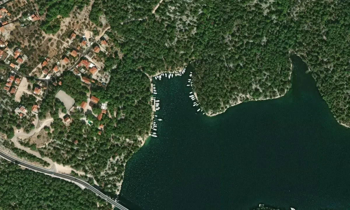 Satelite image of Brodarica (SE)