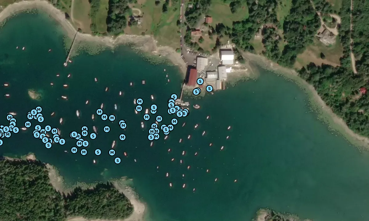 Satelite image of Brooklin Boat Yard