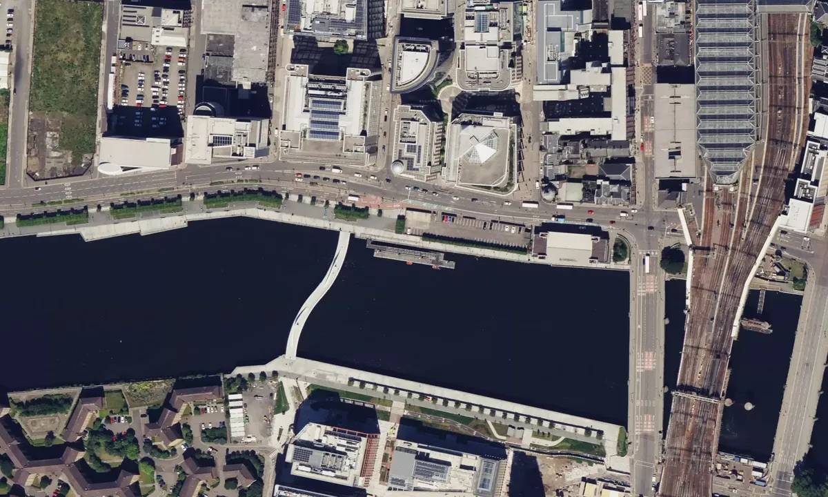 Satelite image of Broomielaw Quay Pontoon