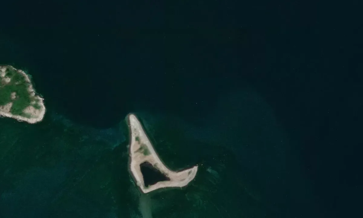 Satelite image of Brothers Island