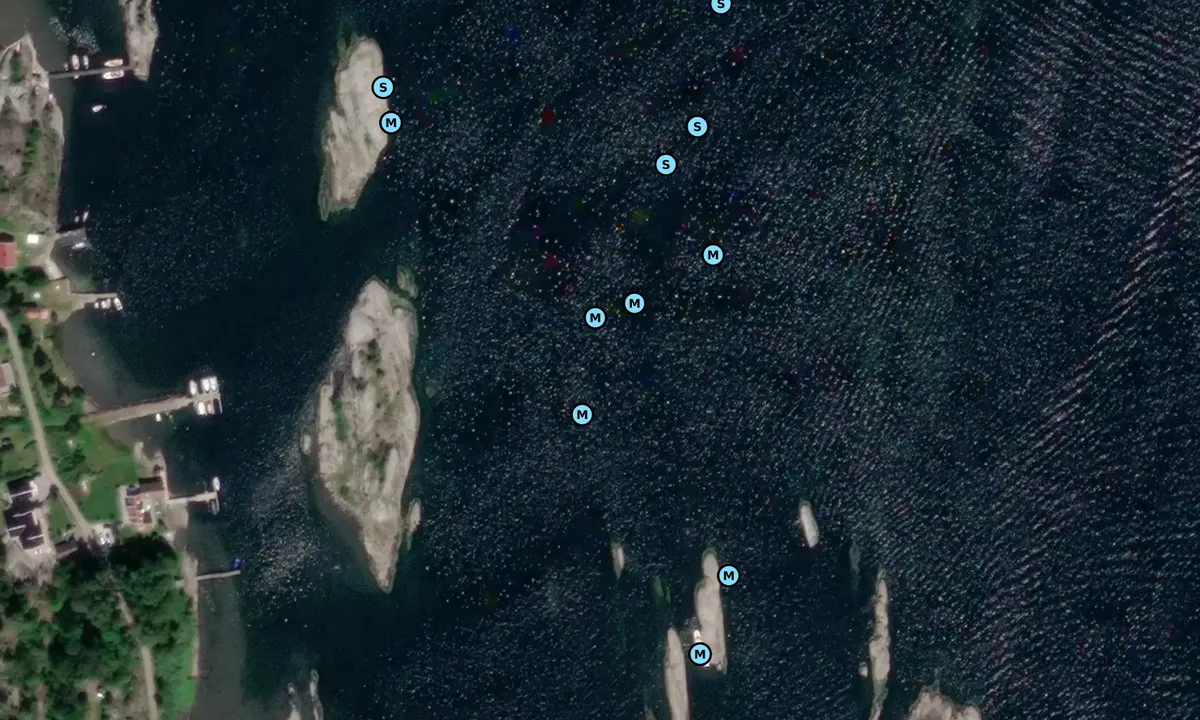 Satelite image of Brotsøbukta