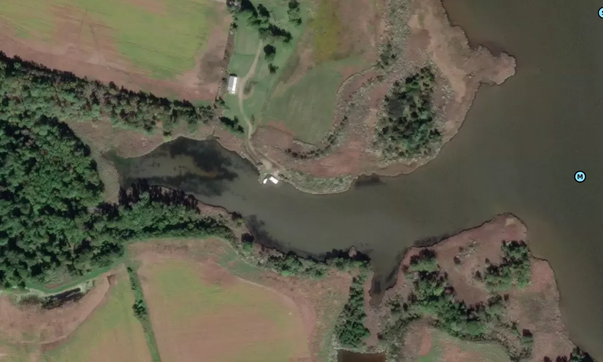 Satelite image of Browns Cove