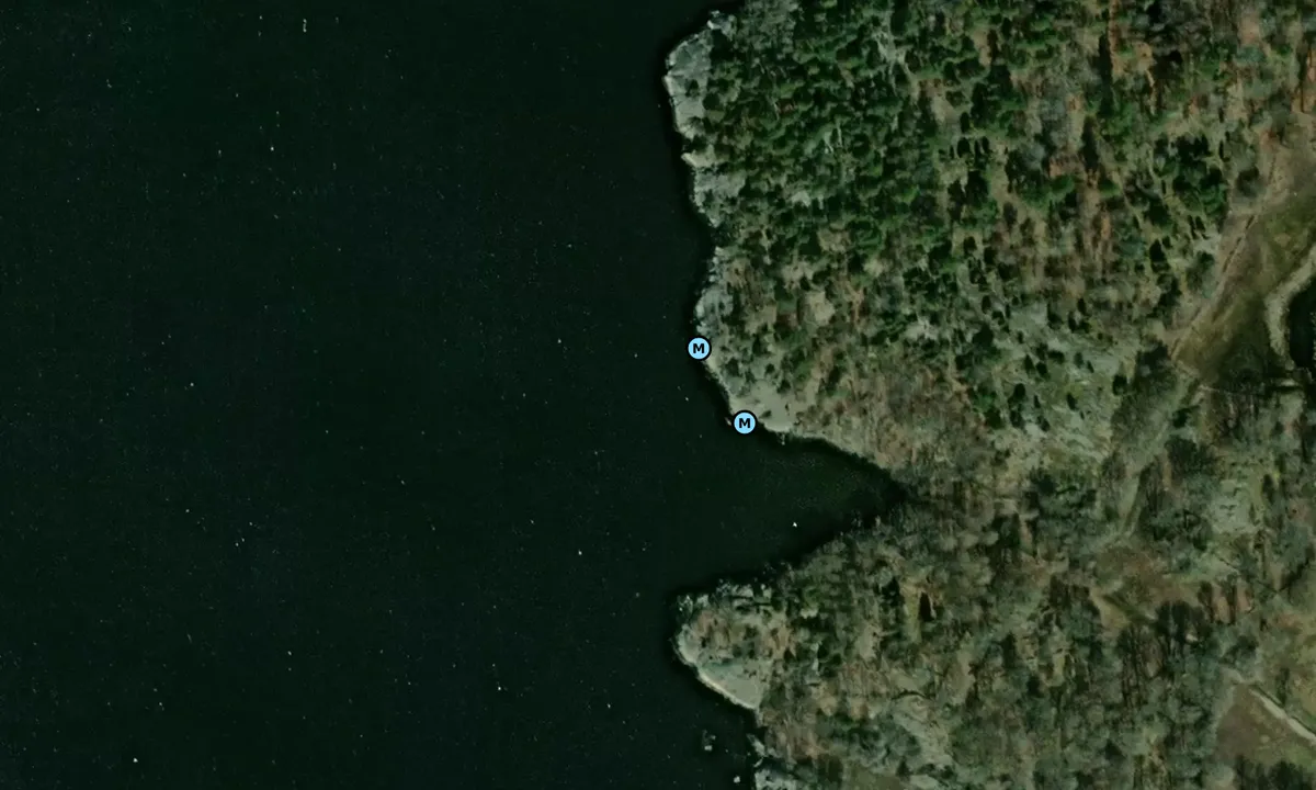 Satelite image of Bruksviken natuhamn