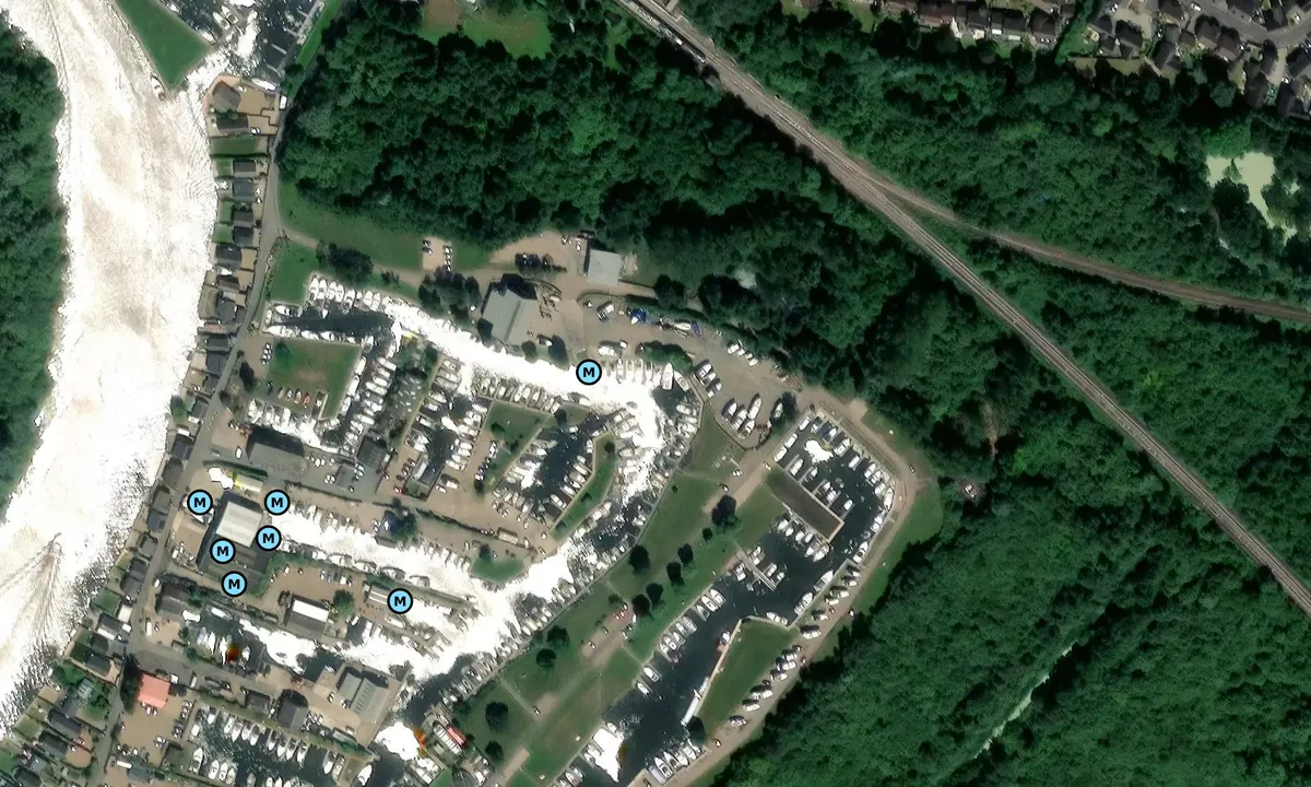 Satelite image of Brundall Bay Marina