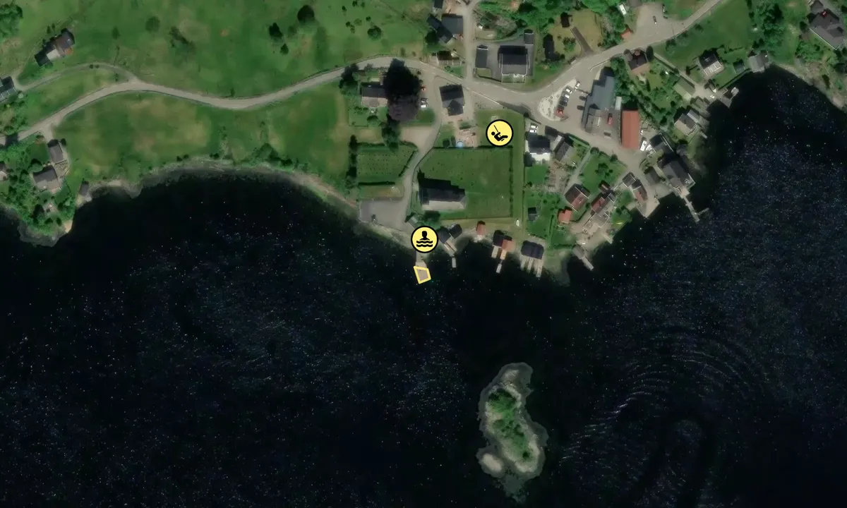 Satelite image of Bruvik - Osterøy