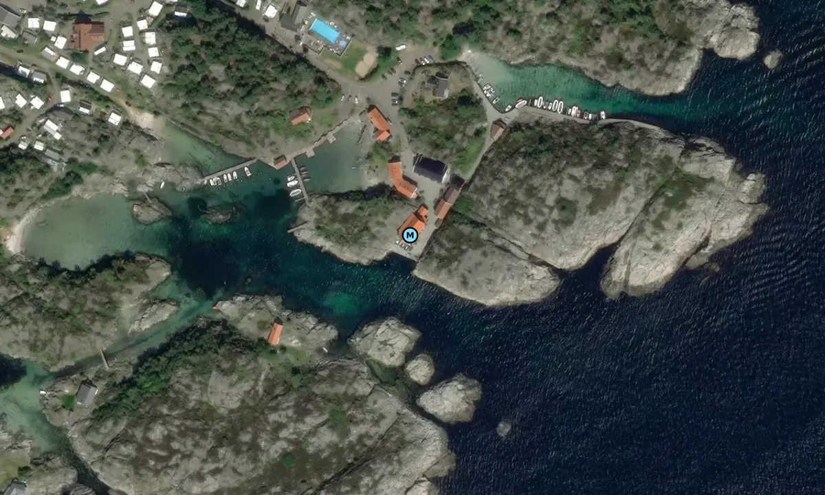 Satelite image of Brygga resturant Skottevik