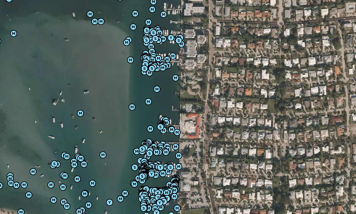 Satelite image of Buccaneer Marina