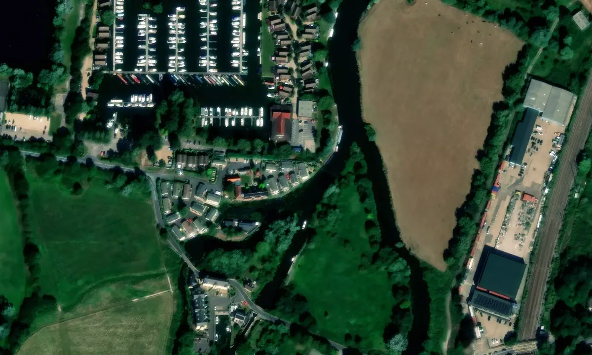 Satelite image of Buckden Marina