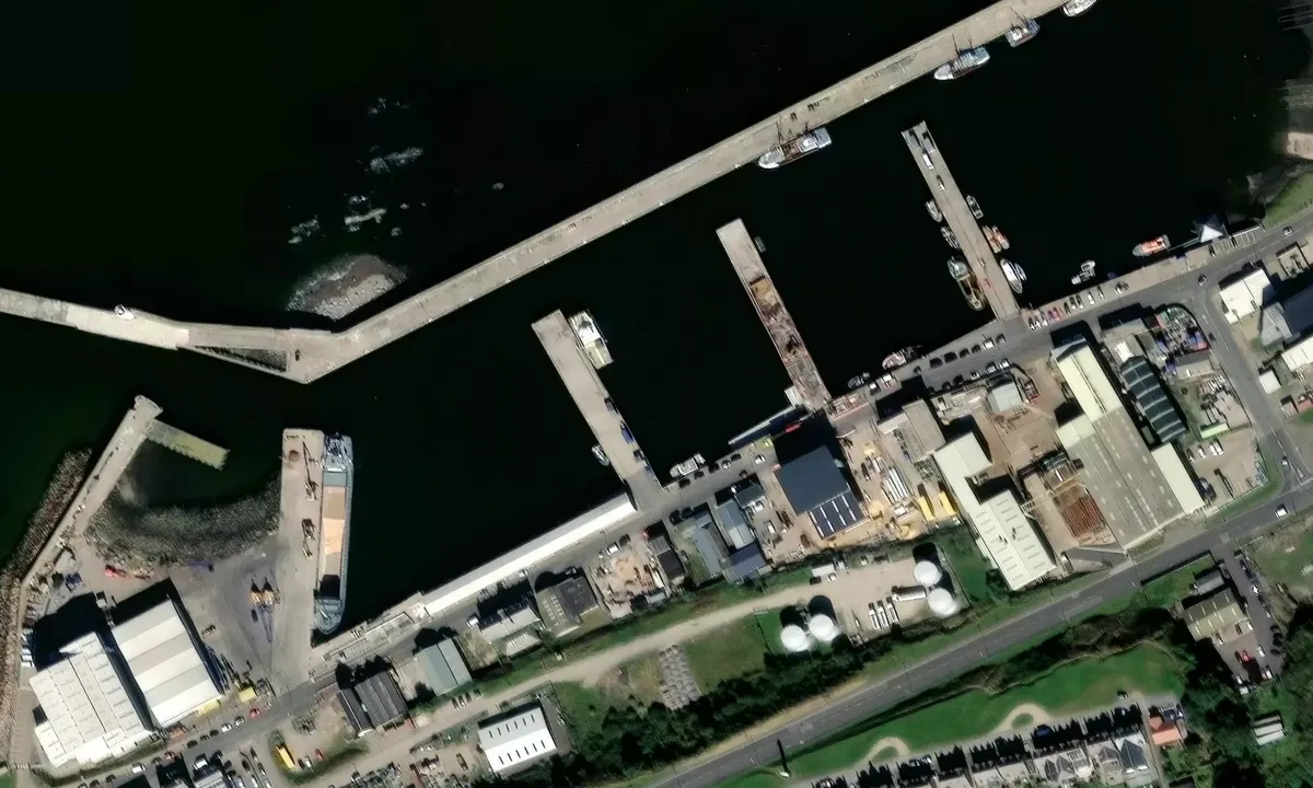 Satelite image of Buckie - Moray