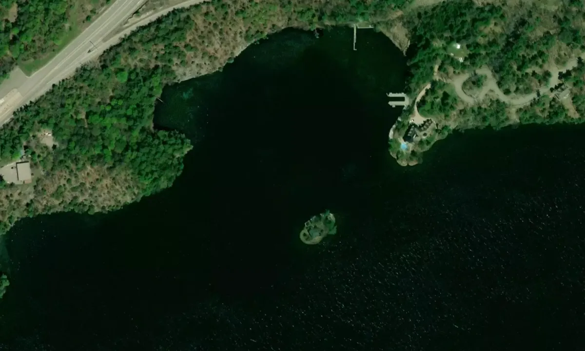 Satelite image of Buck's Bay