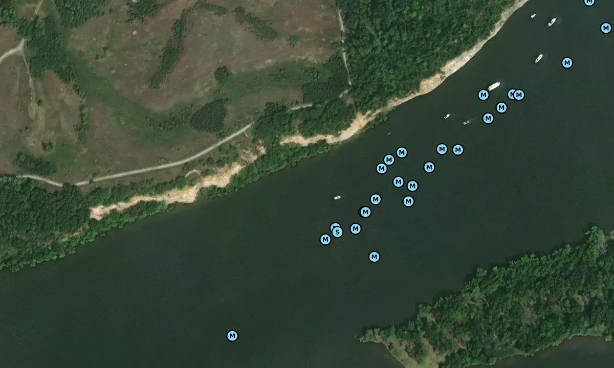 Satelite image of Buffalo Rock State Park