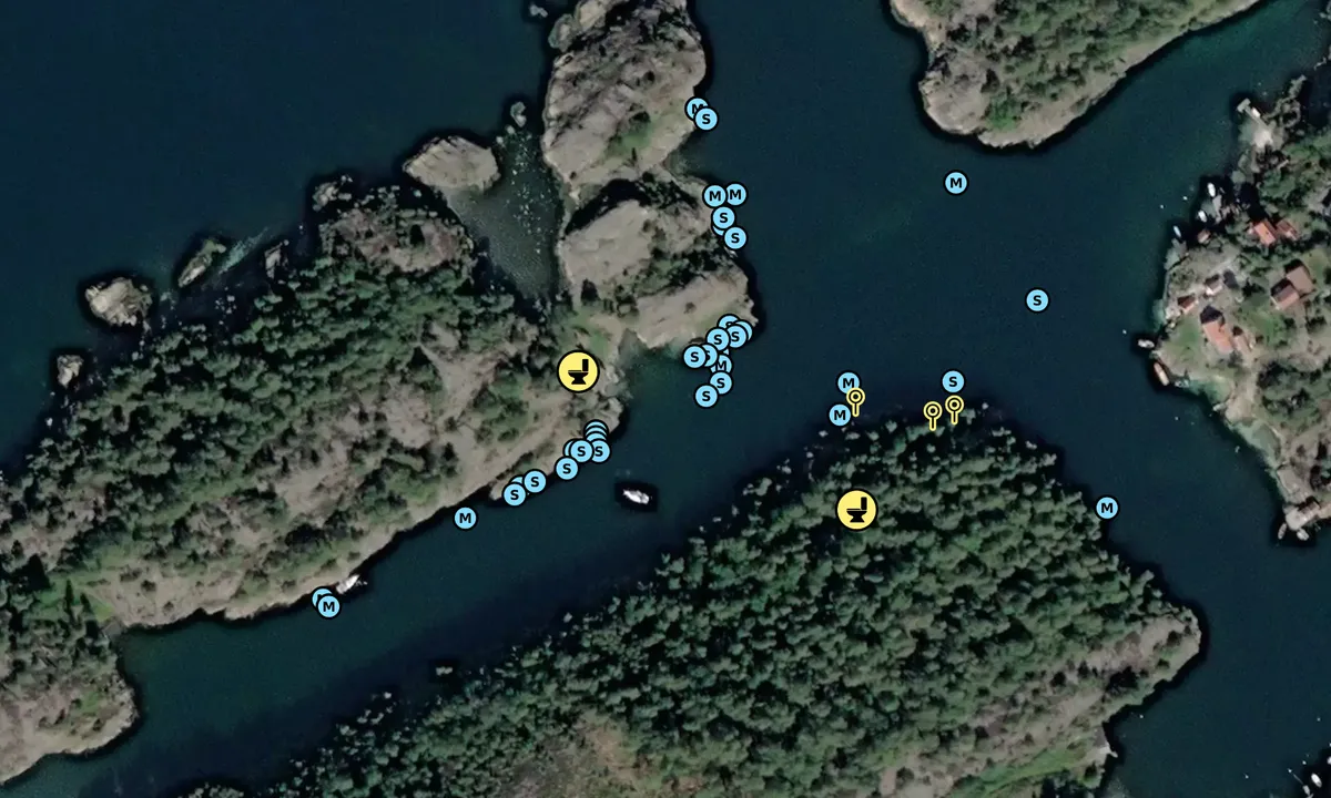 Satelite image of Bukkholmane