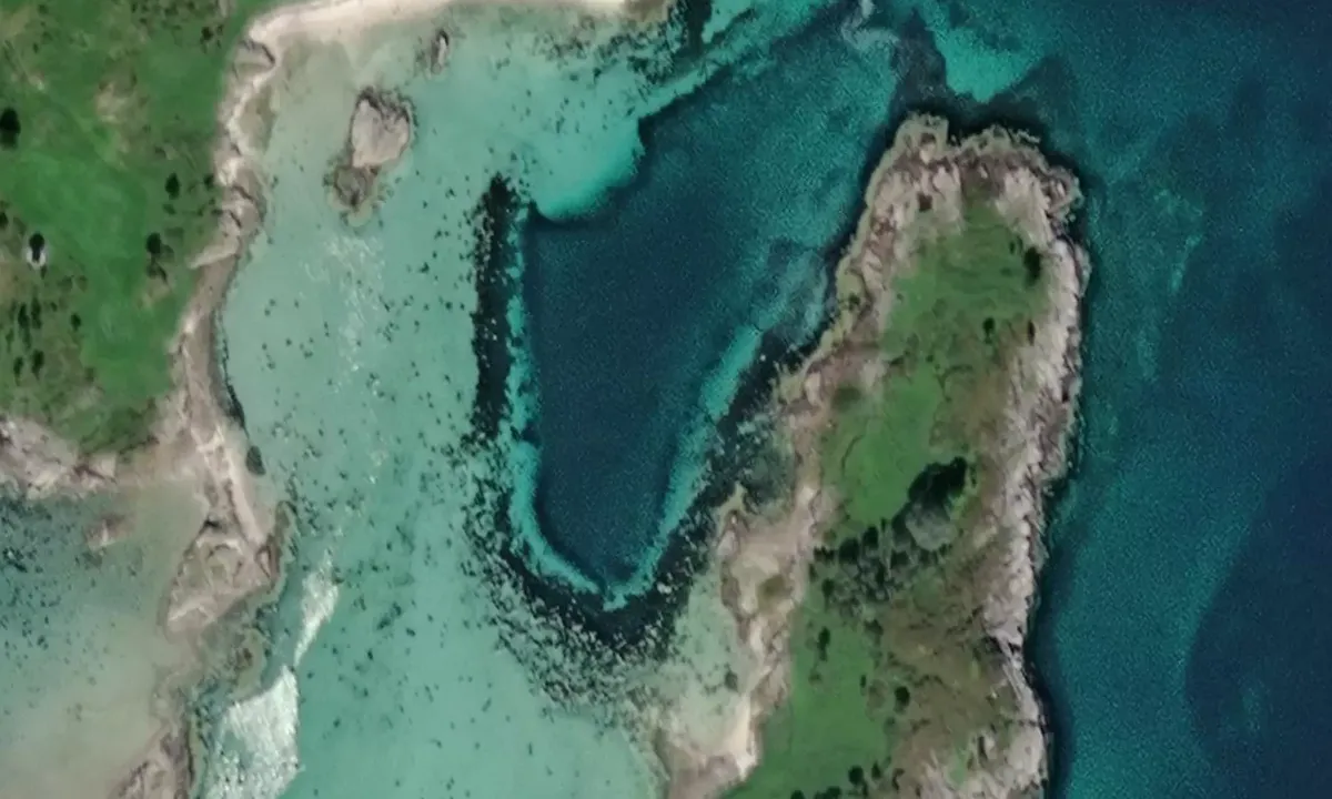 Satelite image of Bukkøya