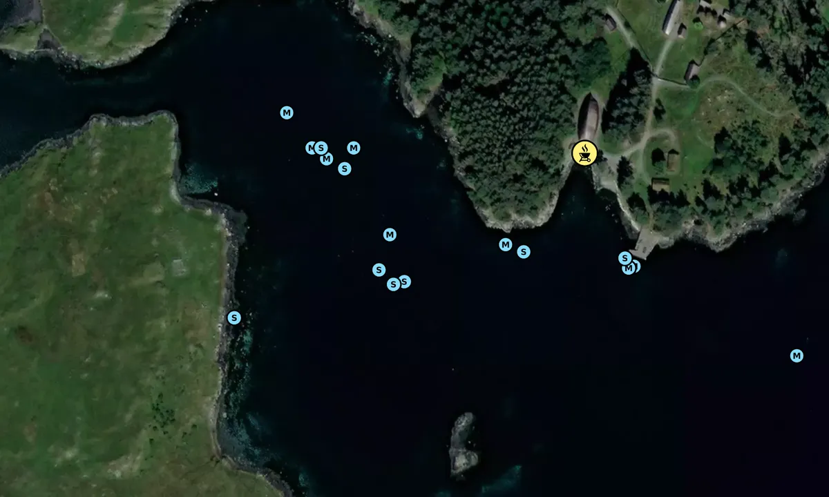 Satelite image of Bukkøya - Forøya - Gloppe