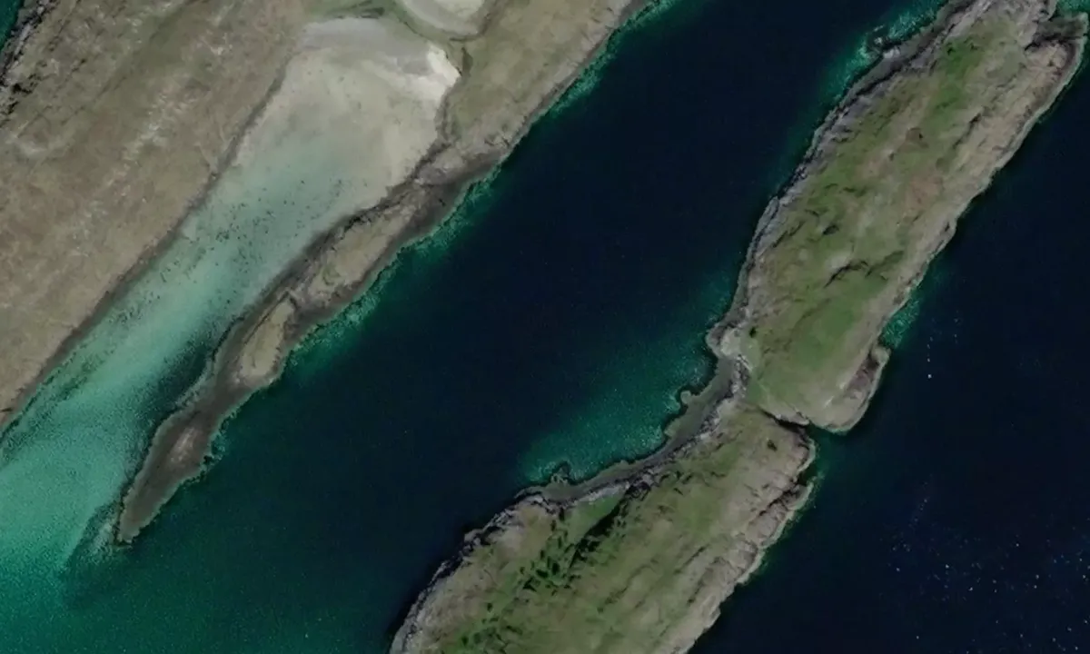 Satelite image of Bukkøya - Tjøtta