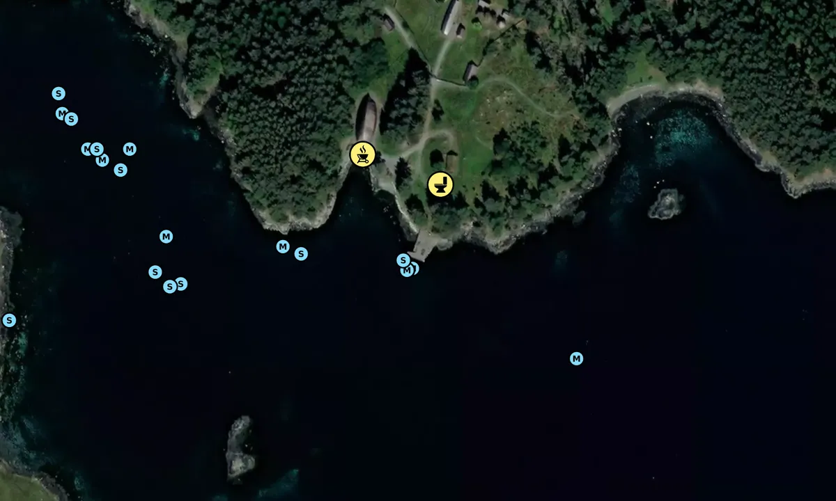Satelite image of Bukkøys