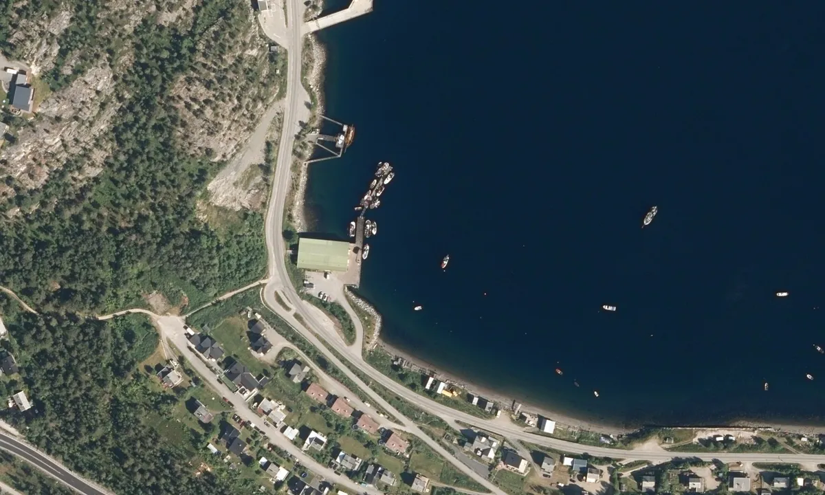 Flyfoto av Bull-kaia