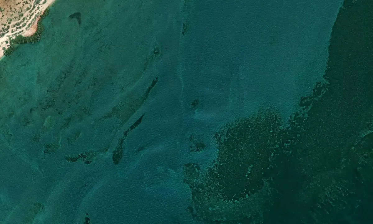 Satelite image of Bundegee Reef
