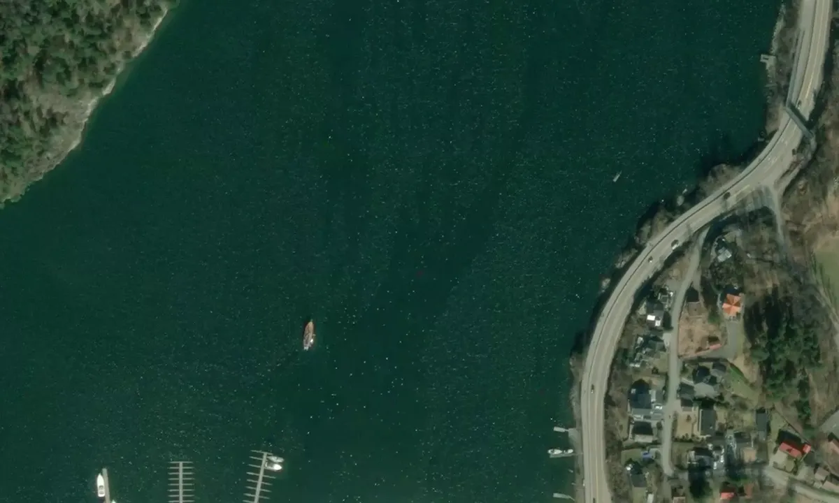 Satelite image of Bunnefjorden