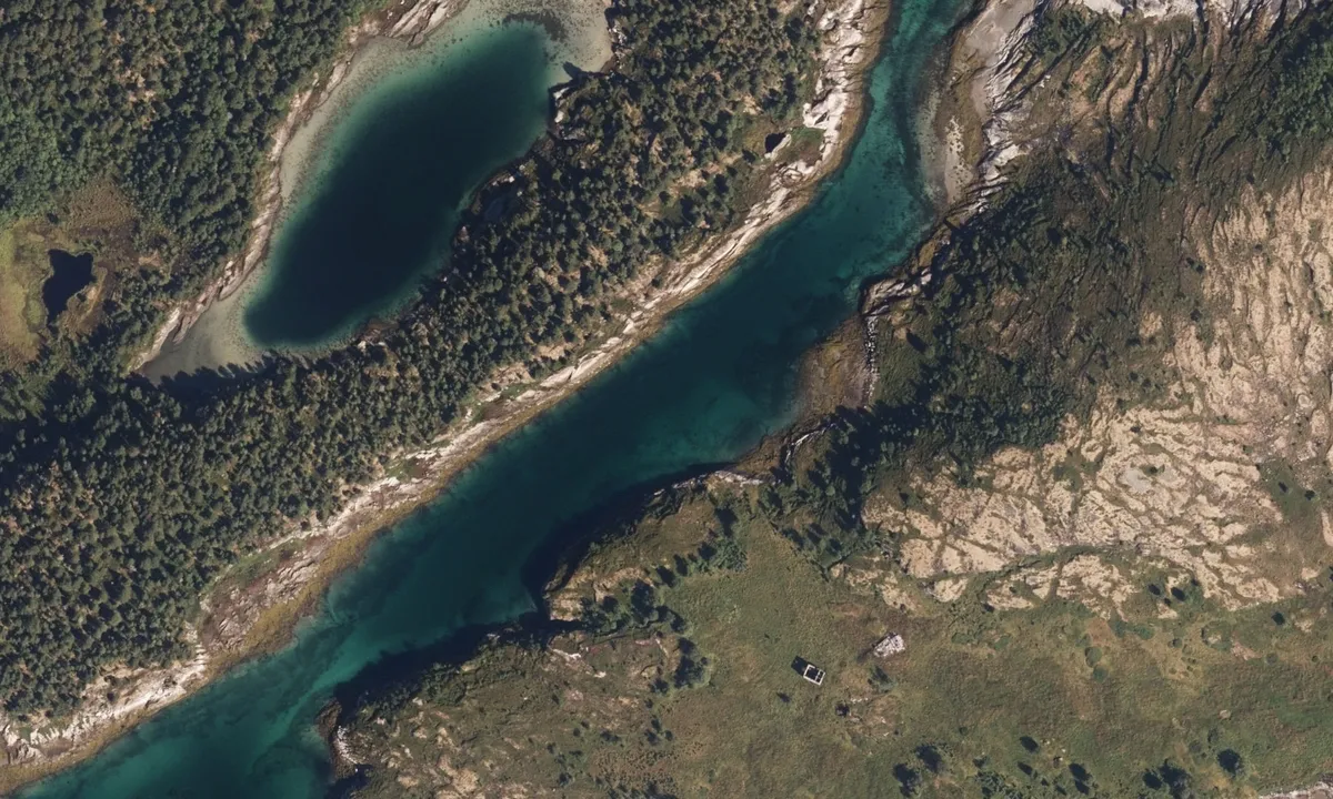 Flyfoto av Buøysundet