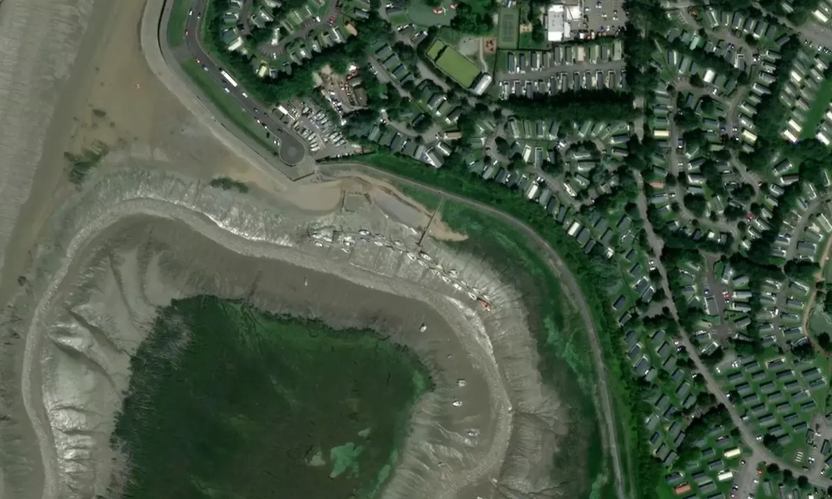 Satelite image of Burnham On Sea