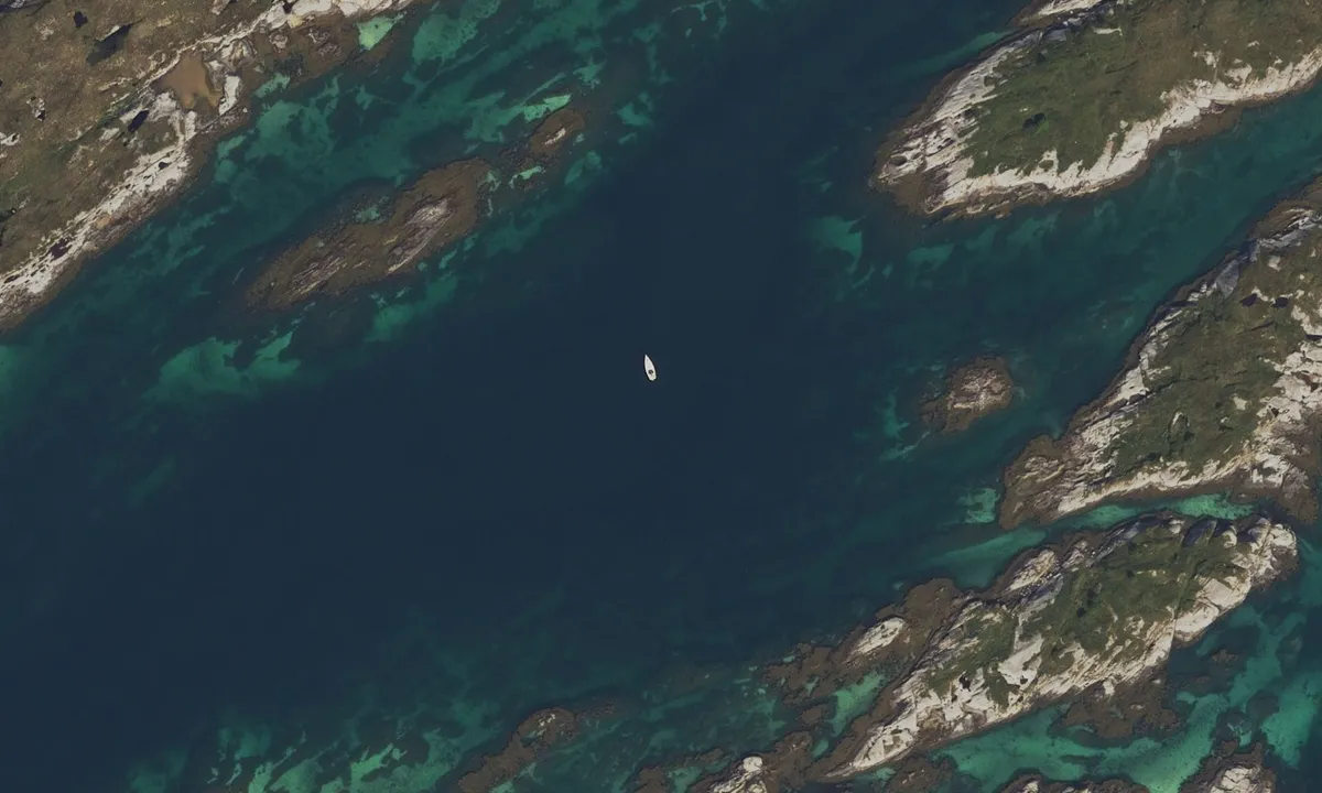 Flyfoto av Burøya