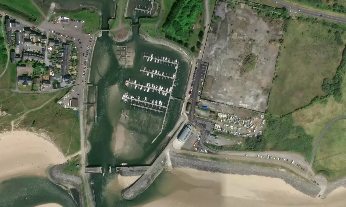 Satelite image of Burry Port Marina
