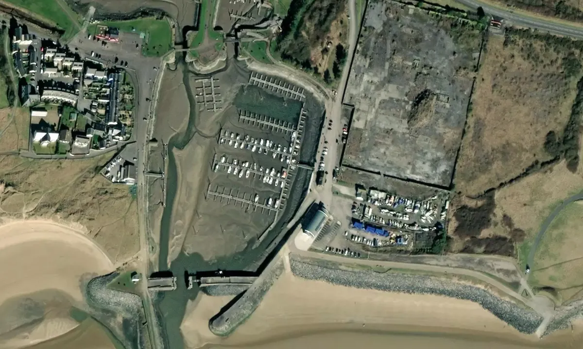 Satelite image of Burry Port Marina