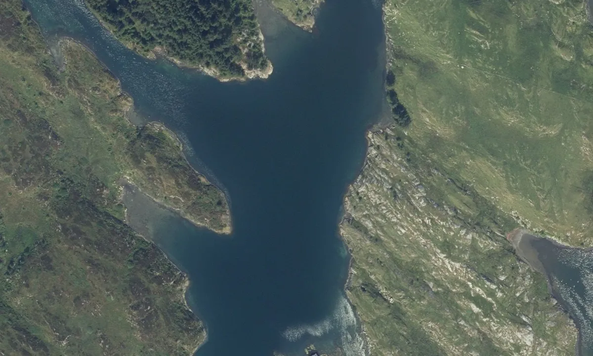Flyfoto av Bustøya