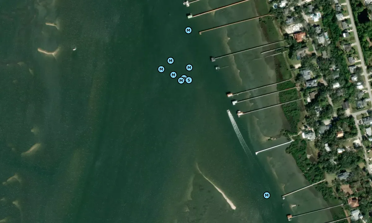 Satelite image of Butler Beach
