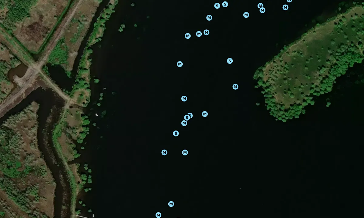 Satelite image of Butler Island SW