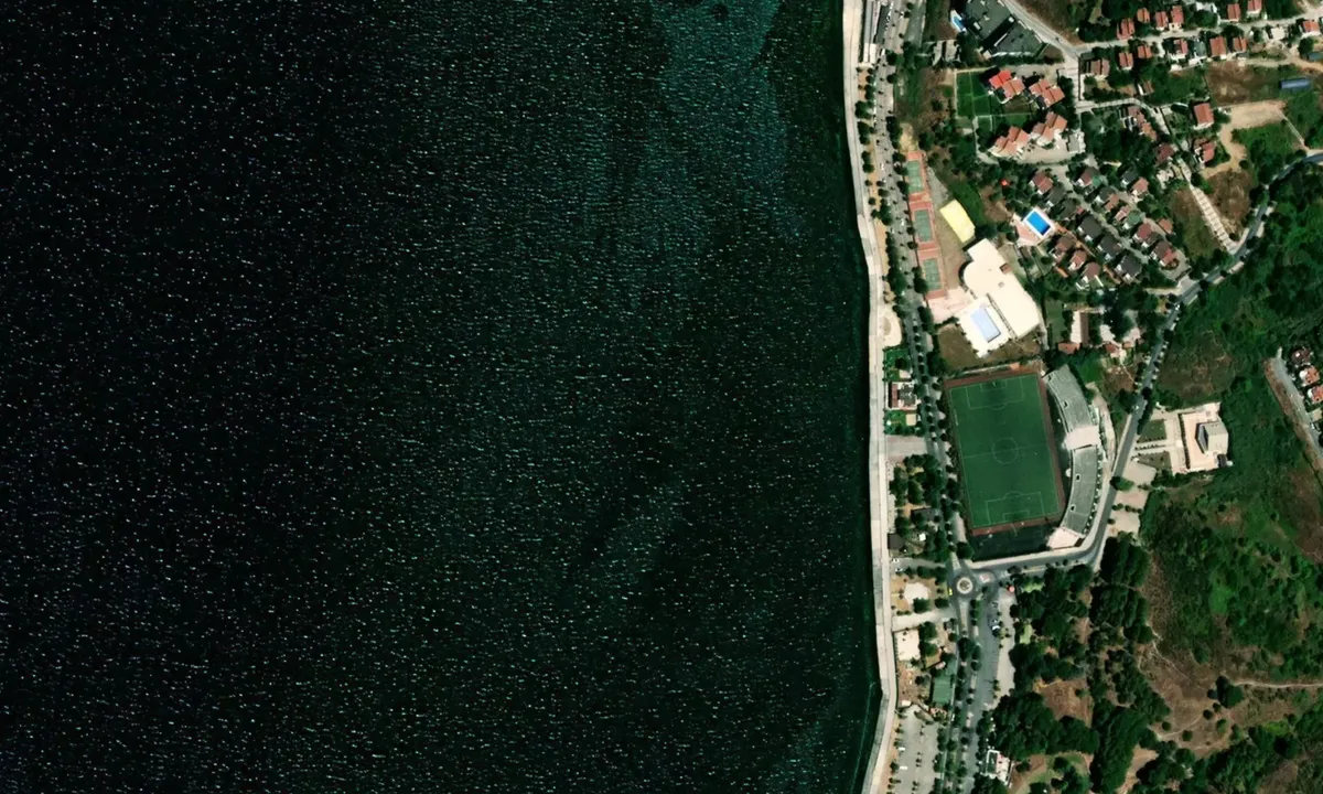 Flyfoto av Büyükçekmece Koyu