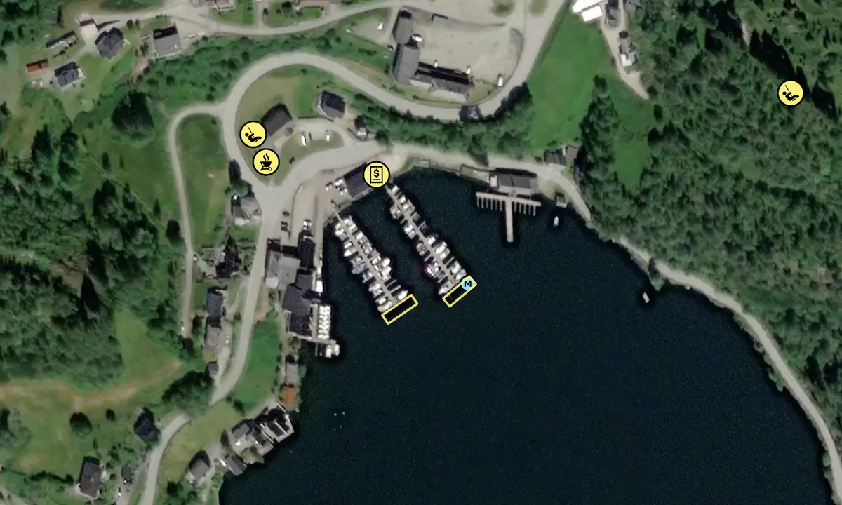 Satelite image of Bygstad Småbåthavn
