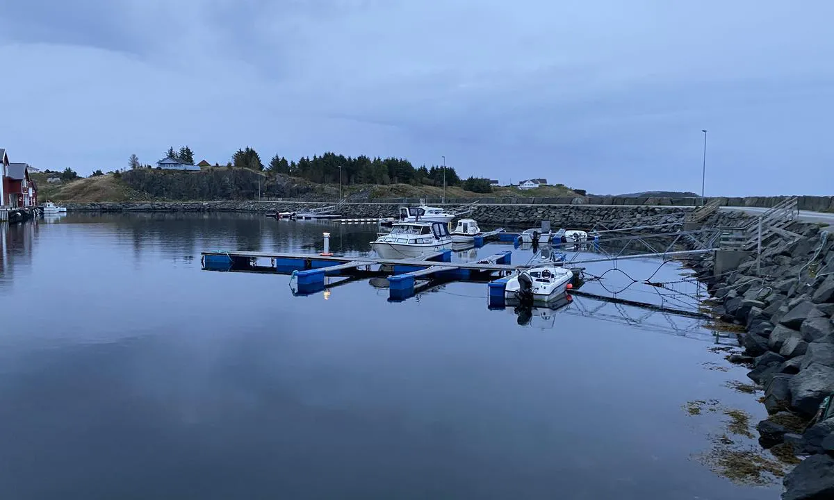 Byrknes Gjestebrygger: Gjestebrygga med strømstolpe er den første flytebrygga når du kommer inn.