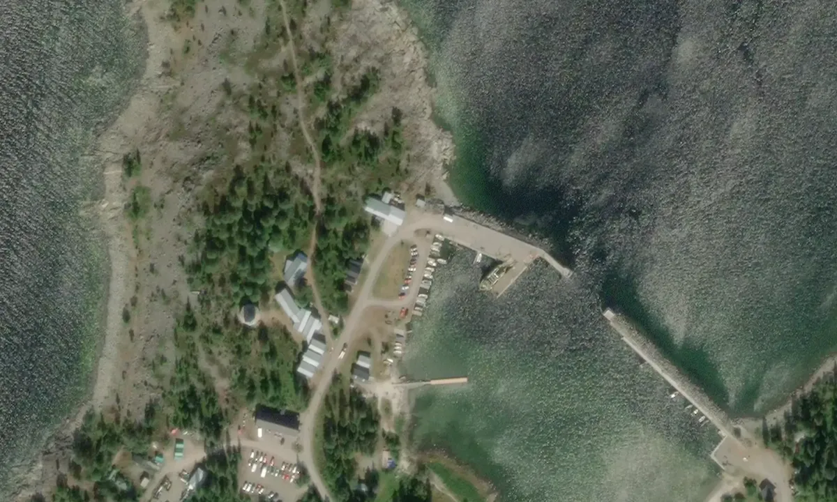 Flyfoto av Byviken - Holmön