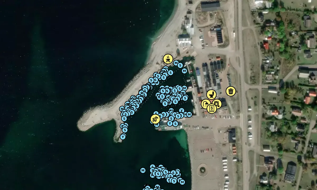 Byxelkroks Hamn: Satelite image of Byxelkrok