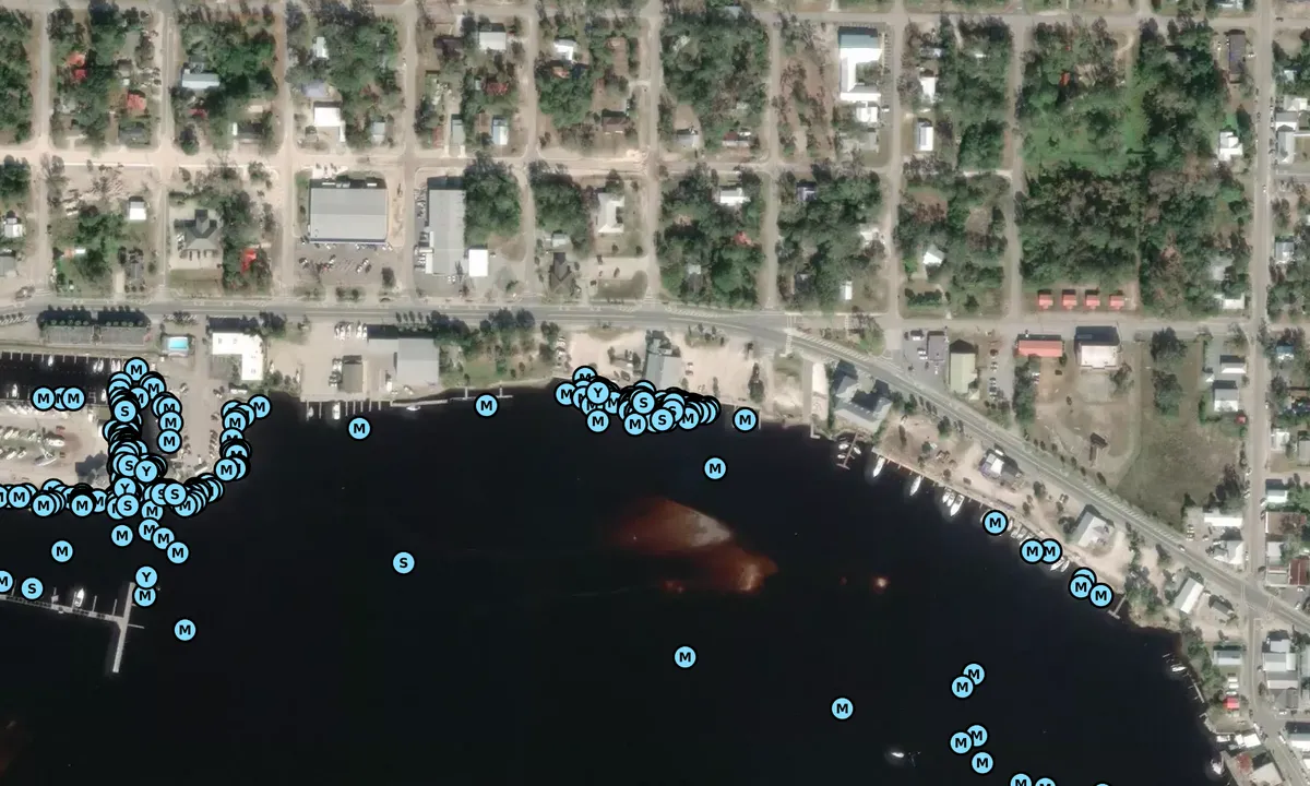 Satelite image of C-Quarters Marina - Carrabelle