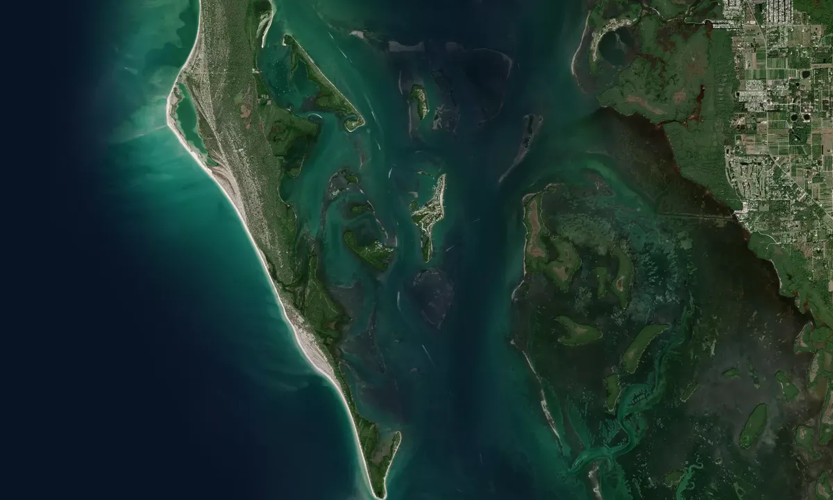 Flyfoto av Cabbage Key