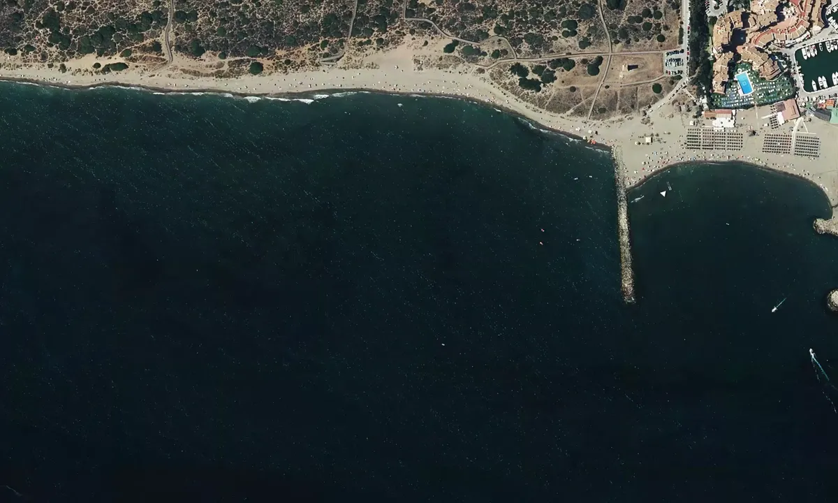 Flyfoto av Cabopino