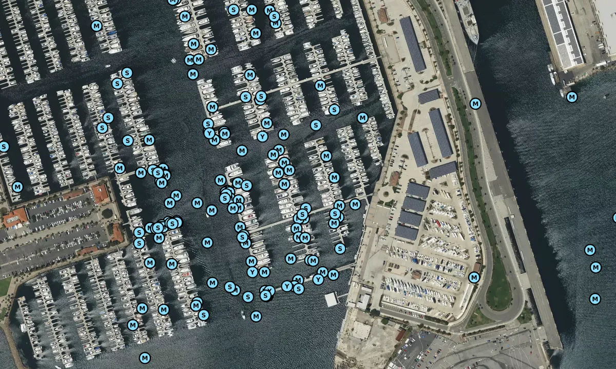 Satelite image of Cabrillo Way Marina