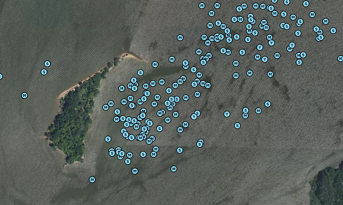 Satelite image of Cacaway Island